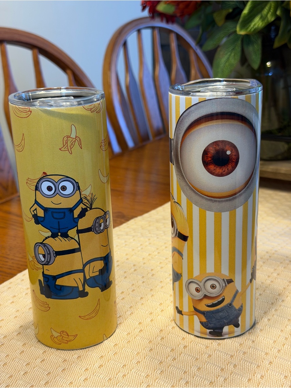 Minions Yellow Stainless Tumbler Set - Pair